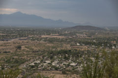 Aerial view of Tucson housing and development